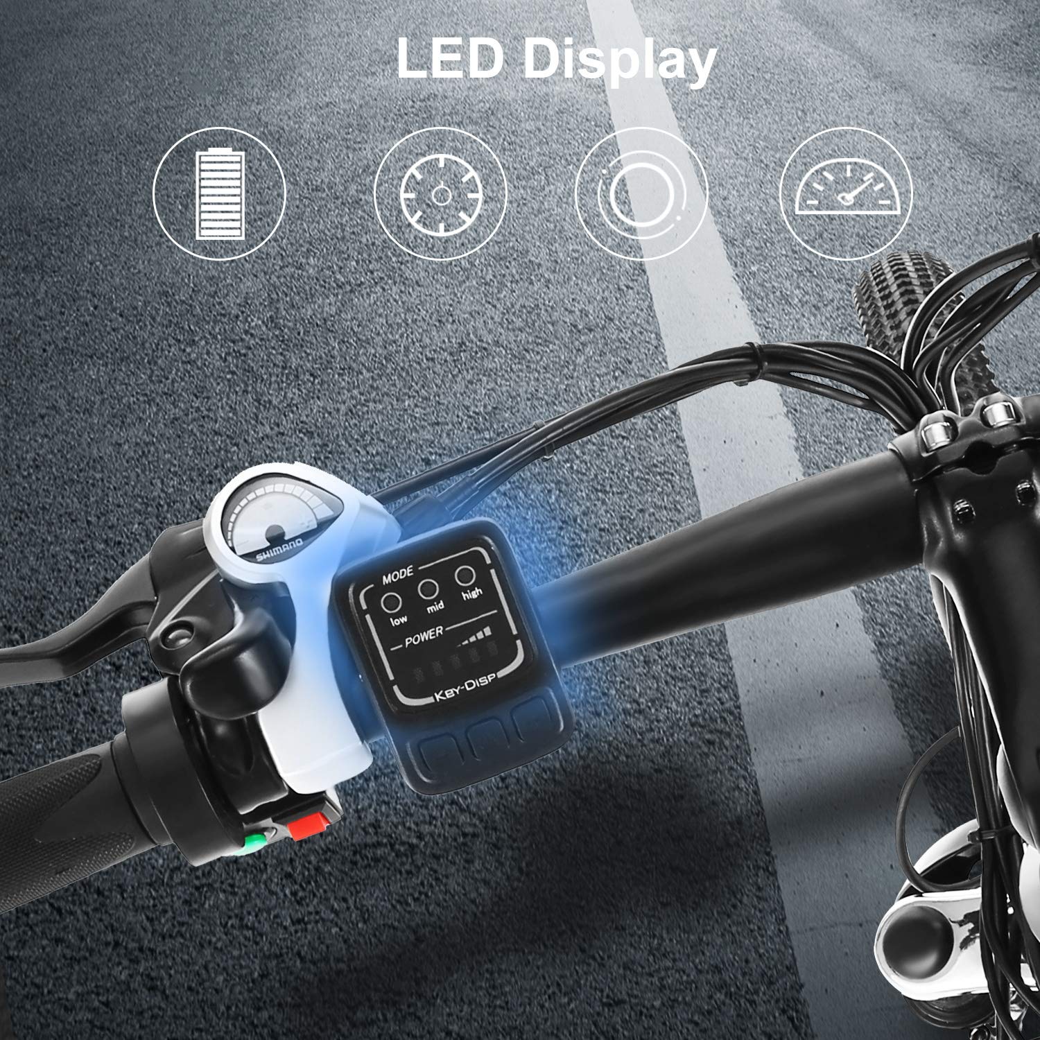 Buy ANCHEER Electric Mountain Bike for Adult, 250W Electric Bicycle E