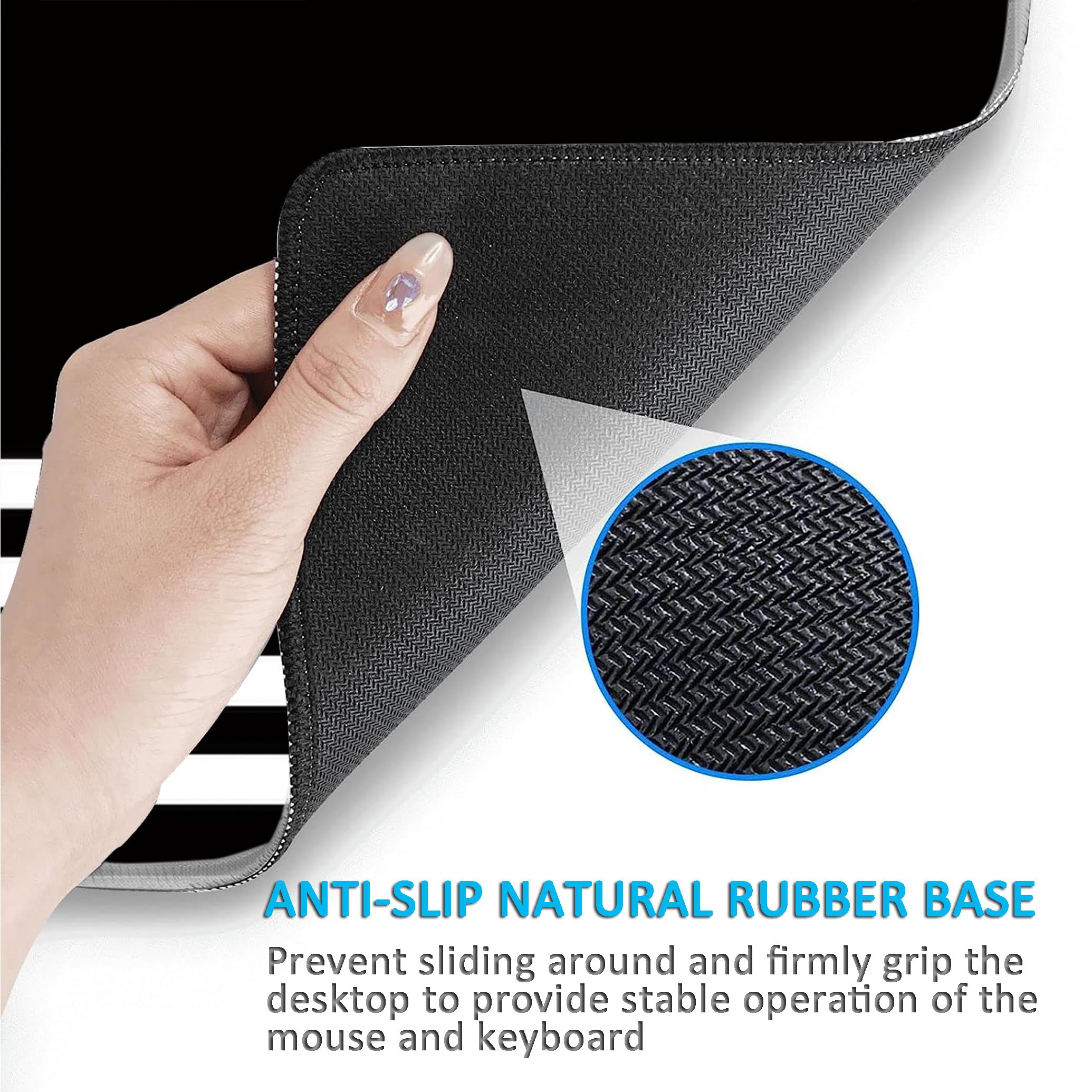 LL-COEUR XXL Mouse Pad Gaming Play Mat Computer Laptop Office Table Mat 1000x500x3mm (Colour 1