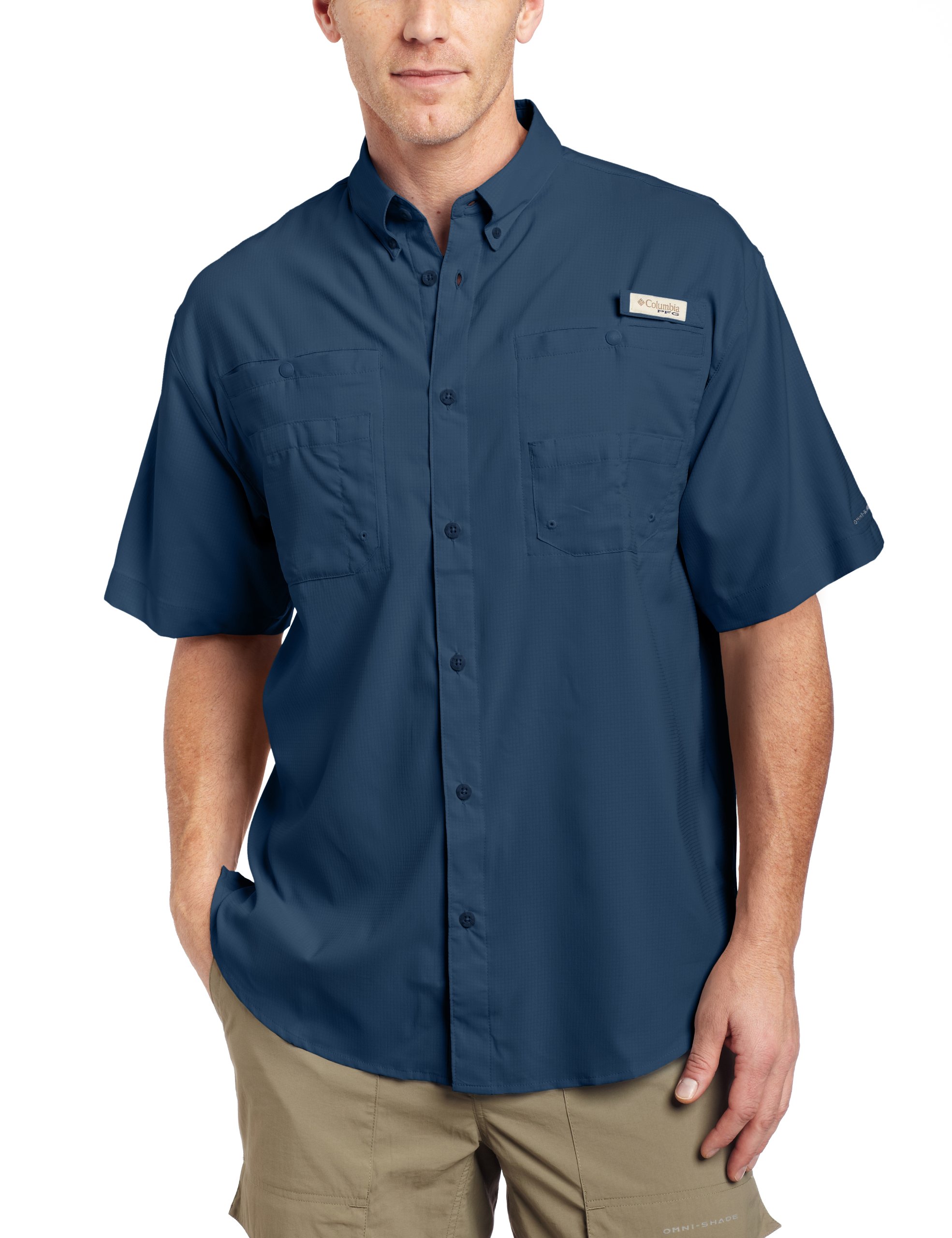 Columbia Men's Tamiami II Short Sleeve Fishing Shirt (Windsor,L)