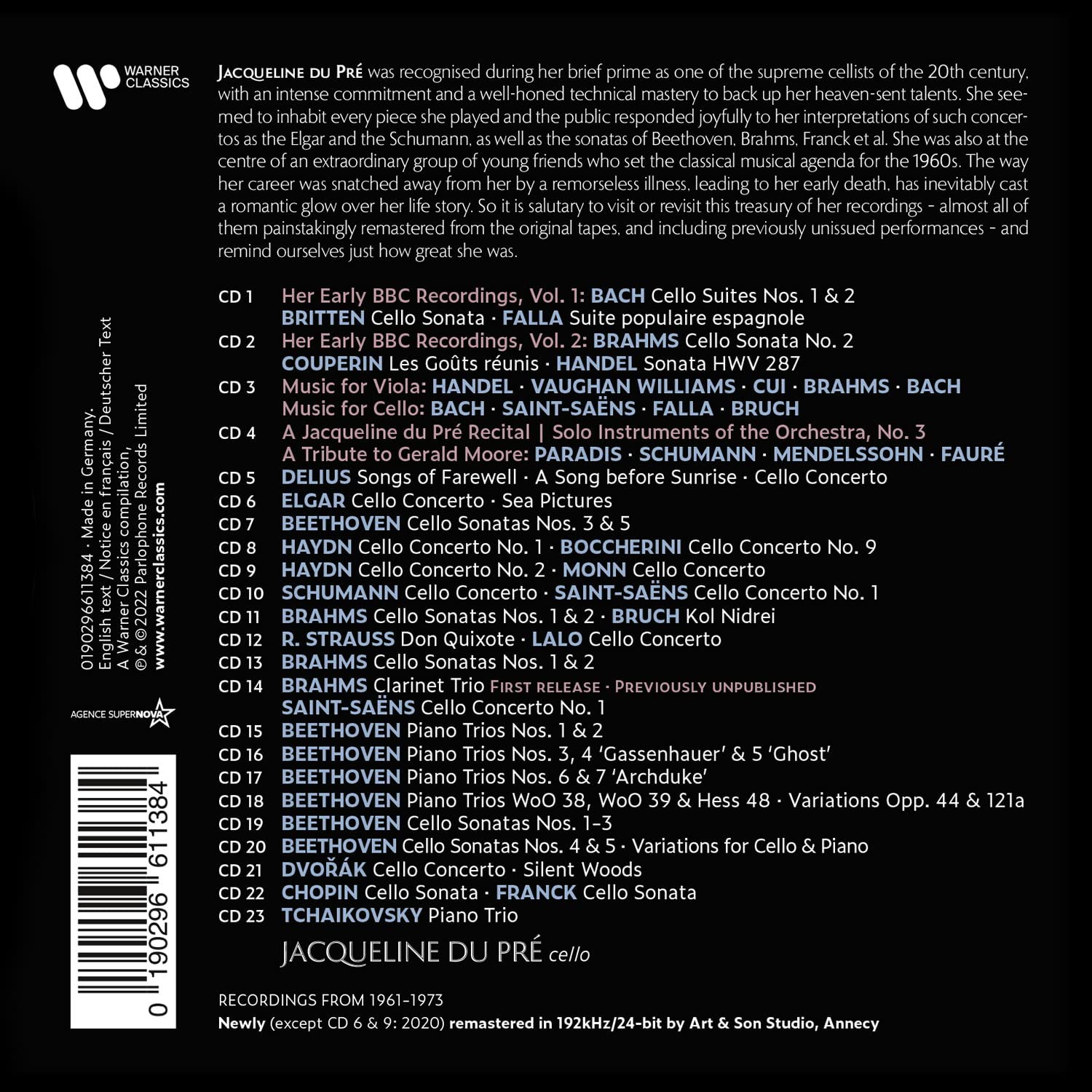 Du Pre-the Compl.Warner Recordings (Remastered)