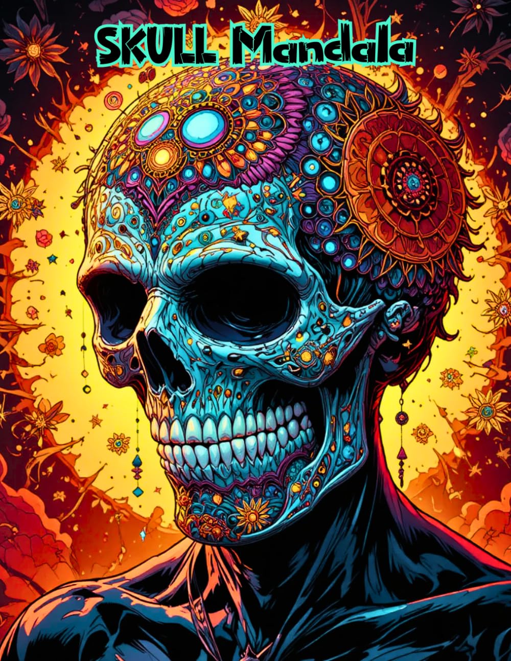 Mystical Skull Mandalas: Geometric Bone Art and Spirit Designs for Mindfulness and Relaxation