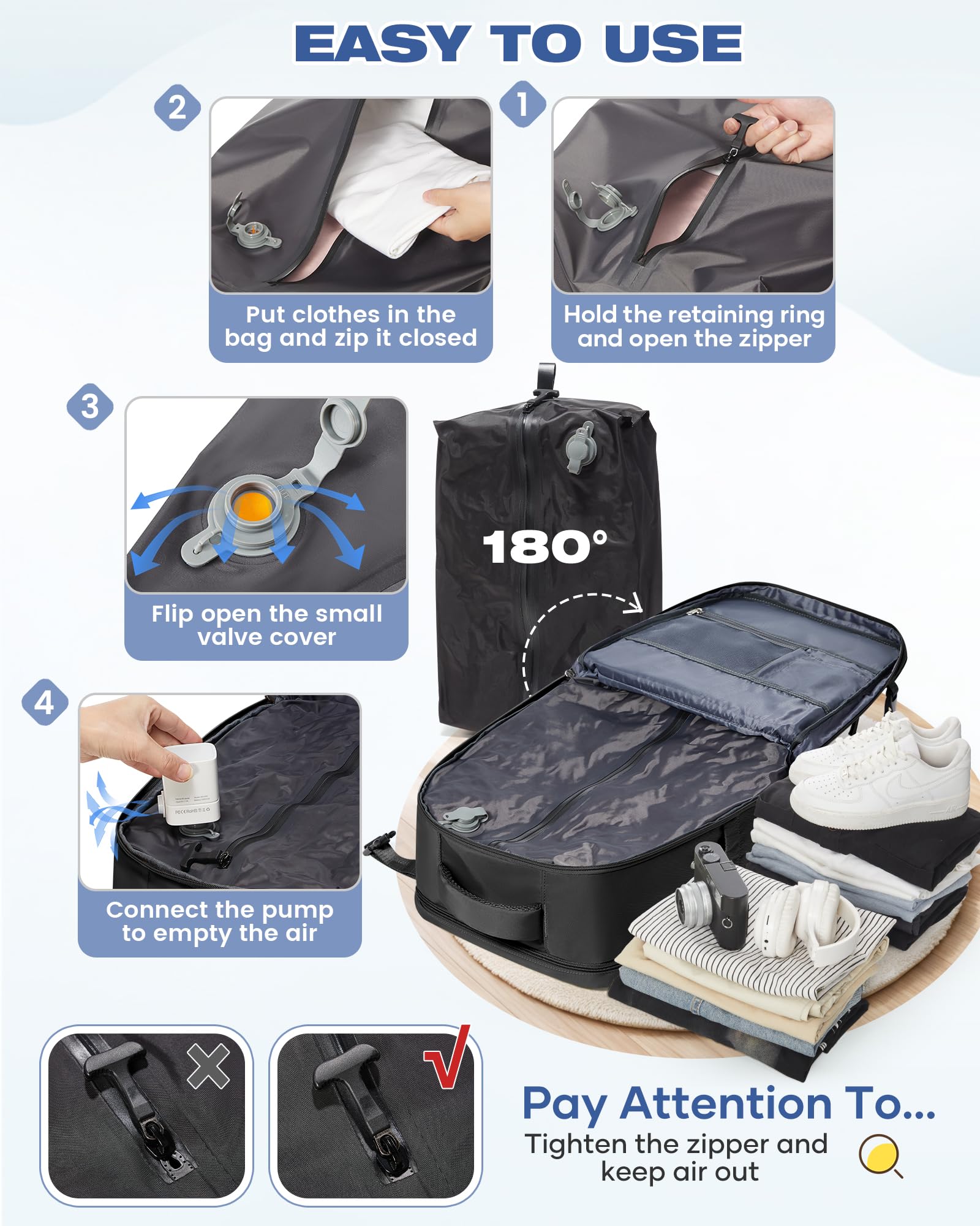 SZLX Zaino Ryanair 40x30x20 Sottovuoto Zaino da Viaggio 40x20x25 Ryanair Wizzair Donna da escursionismo impermeabile Zaino Casual Laptop da 14 Pollici con porta di ricarica USB Scomparto per Scarpe