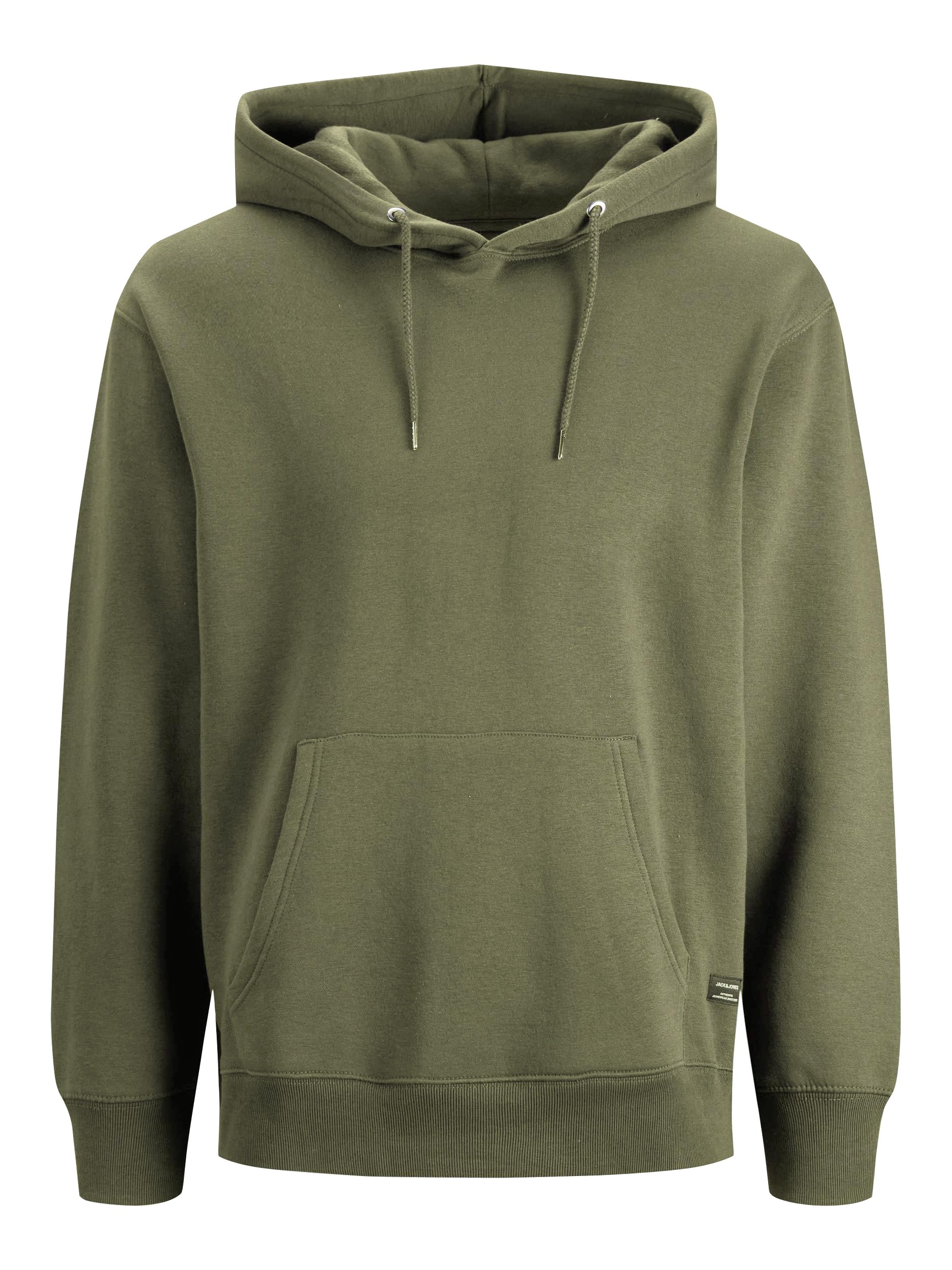 Jack & Jones Men's Grün (Dusty Olive/Reg) Jjesoft Sweat Hood, Dusty Olive/Reg, Xxxl