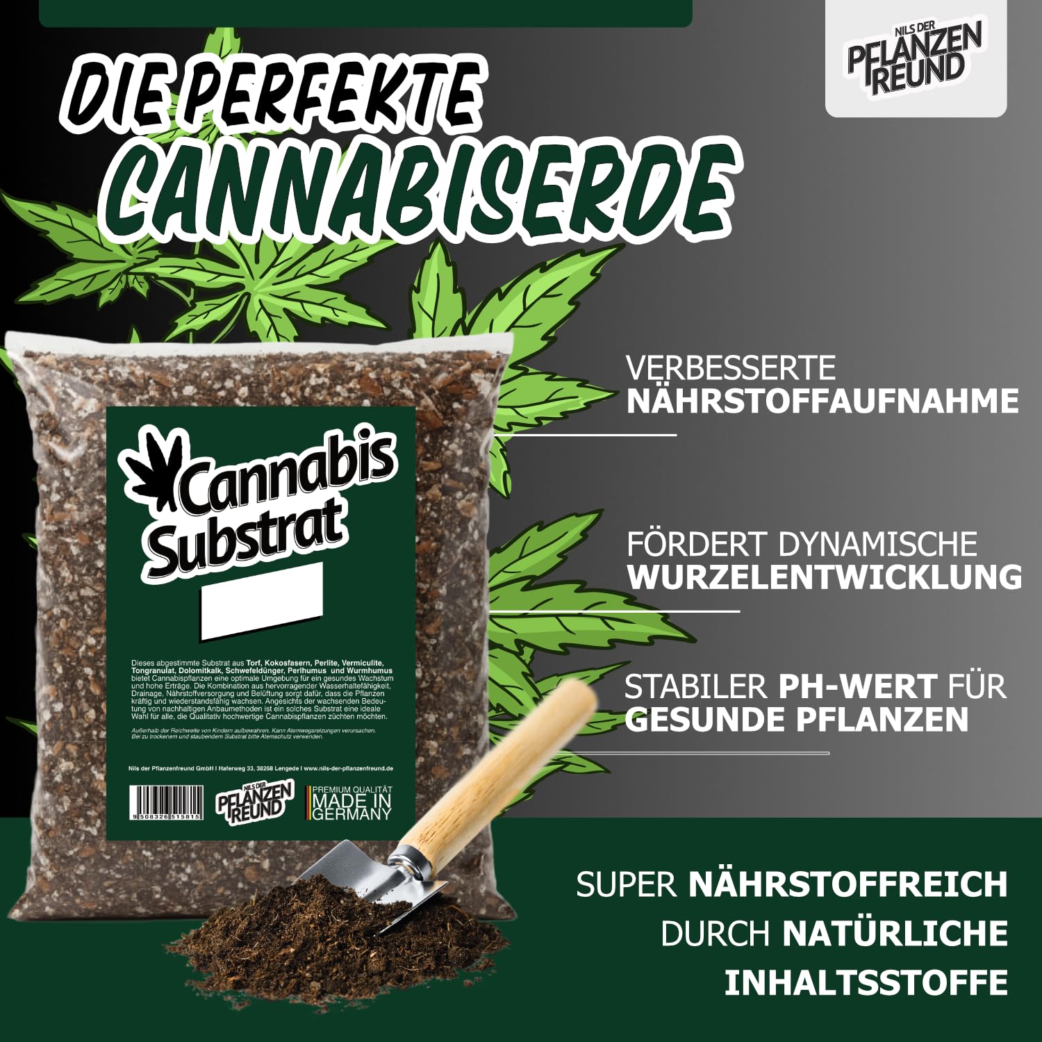 Ziemia do konopi (100 L) – podłoże do uprawy konopi, ziemia do cannabis indoor i outdoor, bogata w składniki odżywcze