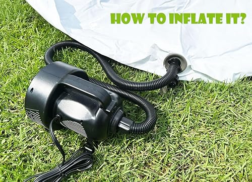 Miniatura 5 de 20 x 20 pies, pista inflable de carreras para autos de parachoques, pista de carreras para automóviles parachoques, pista de autos inflables de Go