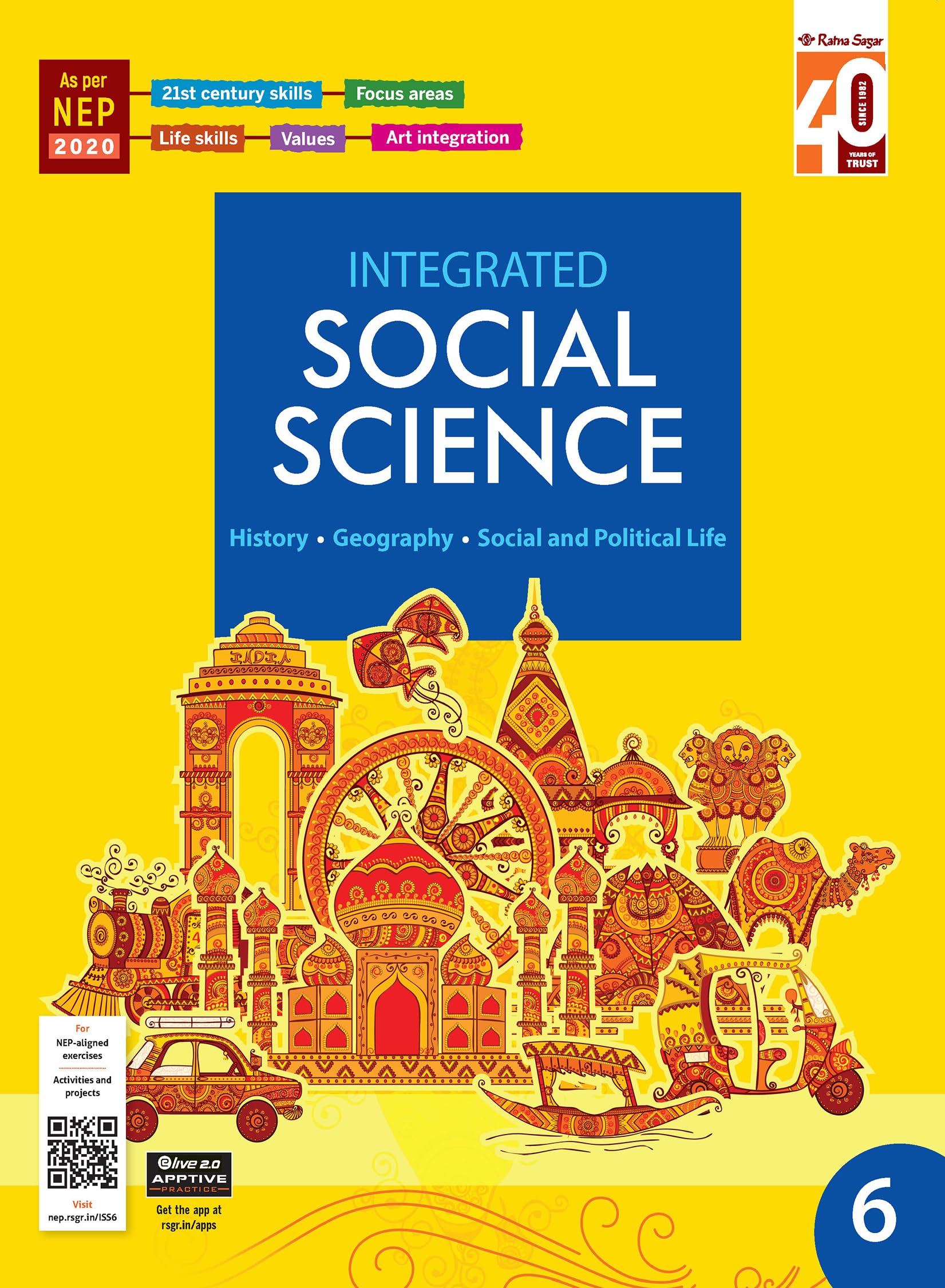 Ratna Sagar Integrated Social Science Class 6 (EDITION 2022) Paperback