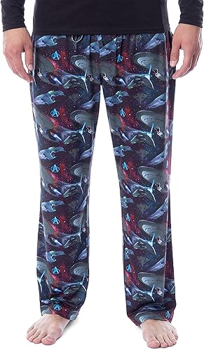 Star Trek The Next Generation TNG Mens' Starship Enterprise Romulan Pajama Pants