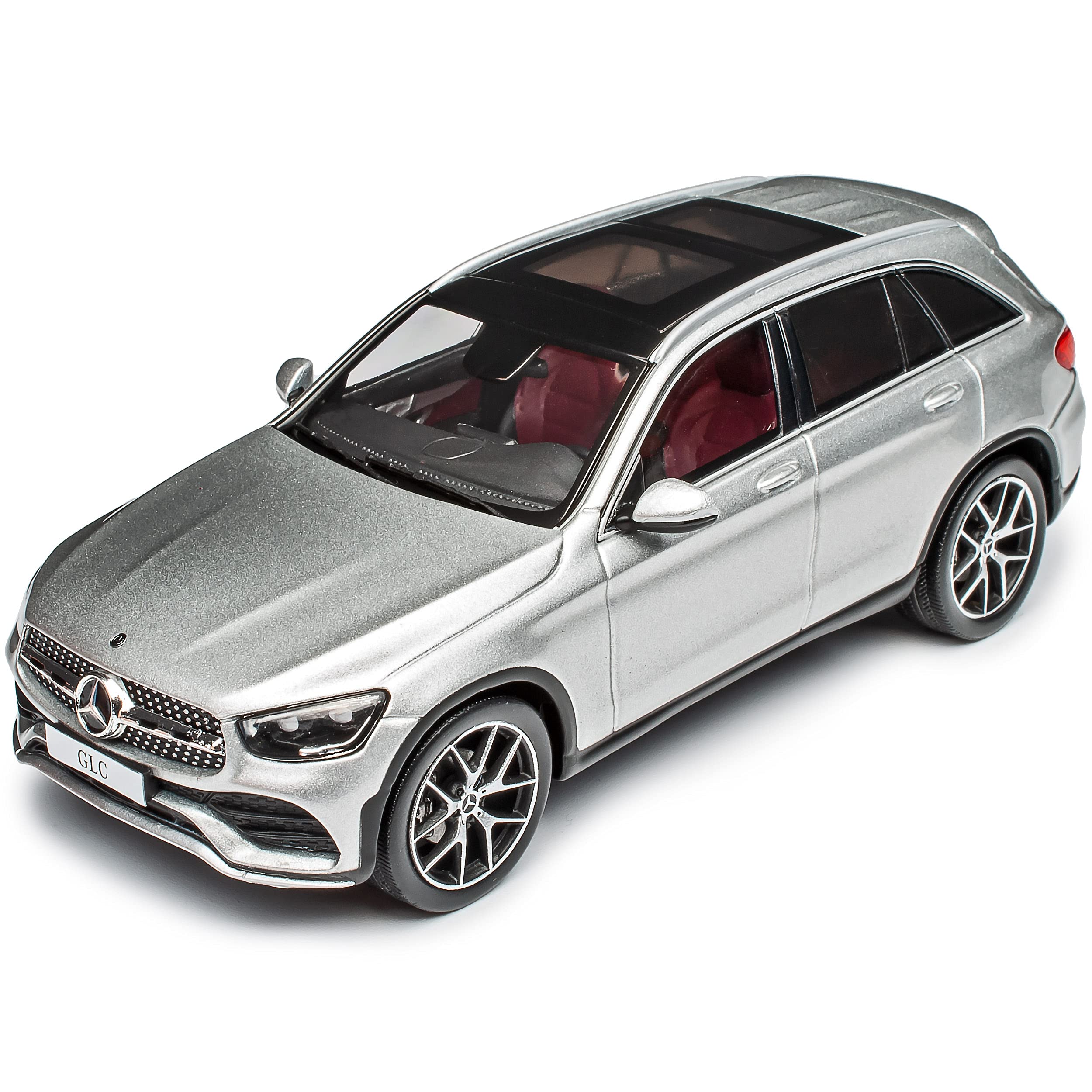 Mercedes-B GLC X253 Silber 1. Generation Modell Ab 2015 Version Ab Modellpflege 2019 1/43 Spark Modell Auto