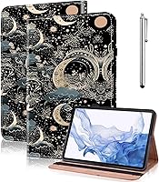 Vista 32 de Funda para Xiaomi Pad 5 / Pad 5 Pro 11 pulgadas 5G 2021, diseño de rayas de color sólido en relieve Funda de cuero PU con ranura para tarjeta Banda