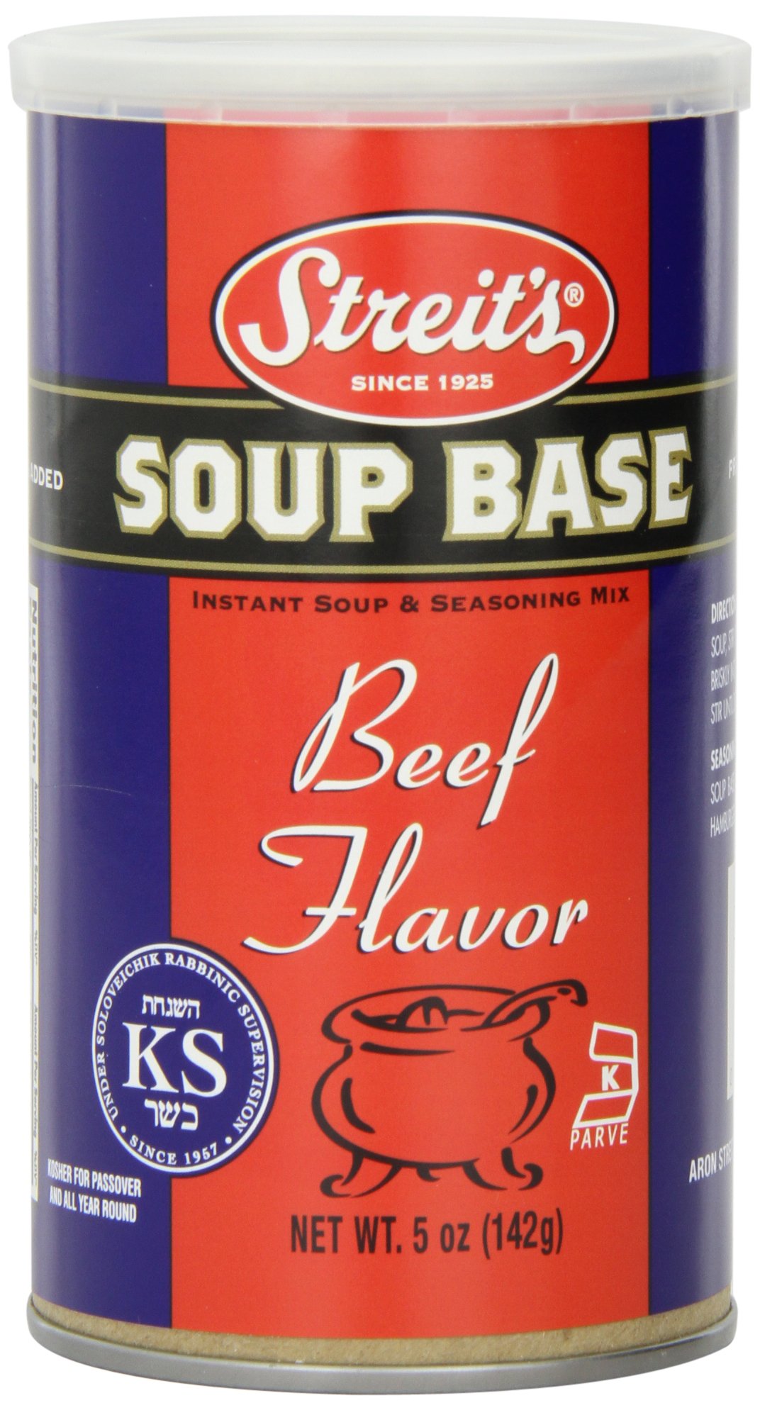 Streit's Soup Base, Beef, 5-Ounce Units (Pack of 6)