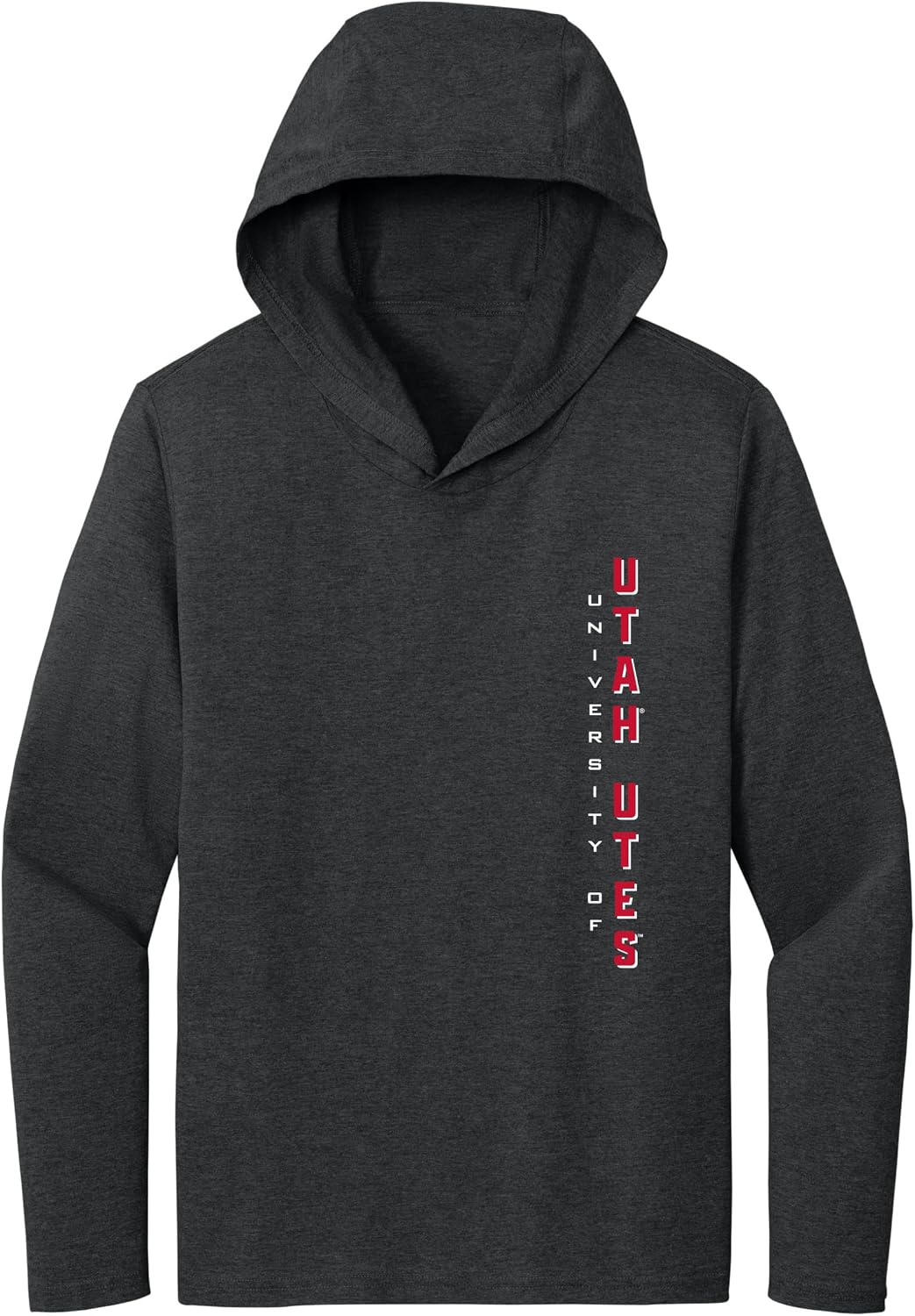 CornBorn Utah Utes Unisex Fit Womens Long Sleeve - Tshirt with Hood - Choose Your Design
