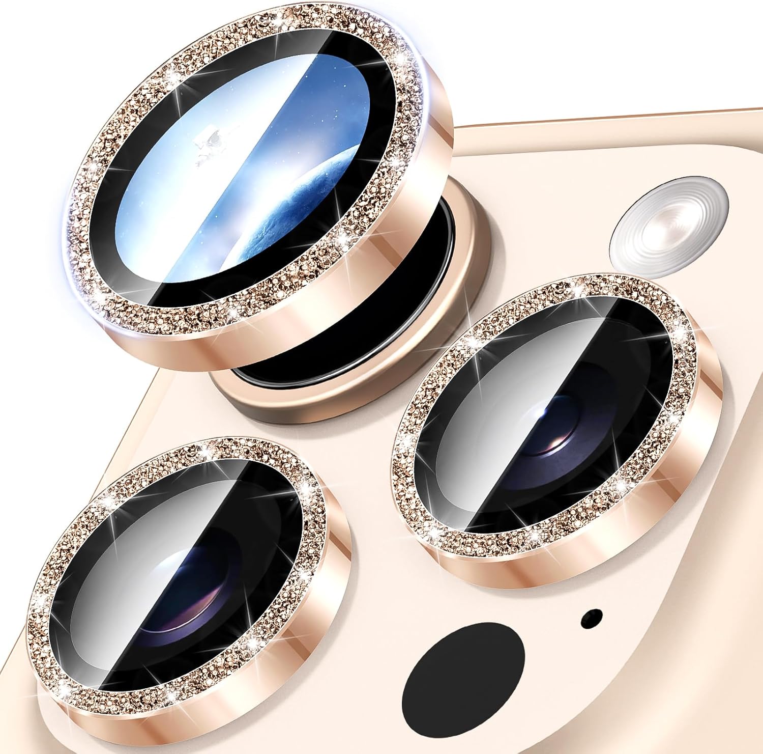 Diruite Camera Protector for iPhone 16 Pro/16 Pro Max Camera Lens protector,Glitter Decoration HD Tempering Glass+Aluminum Rim for iPhone 16 Pro/16 Pro Max Lens Cover Diruite Camera Protector for iPhone 16 Pro/16 Pro Max Camera Lens protector,Glitter Decoration HD Tempering Glass+Aluminum Rim for iPhone 16 Pro/16 Pro Max Lens Cover