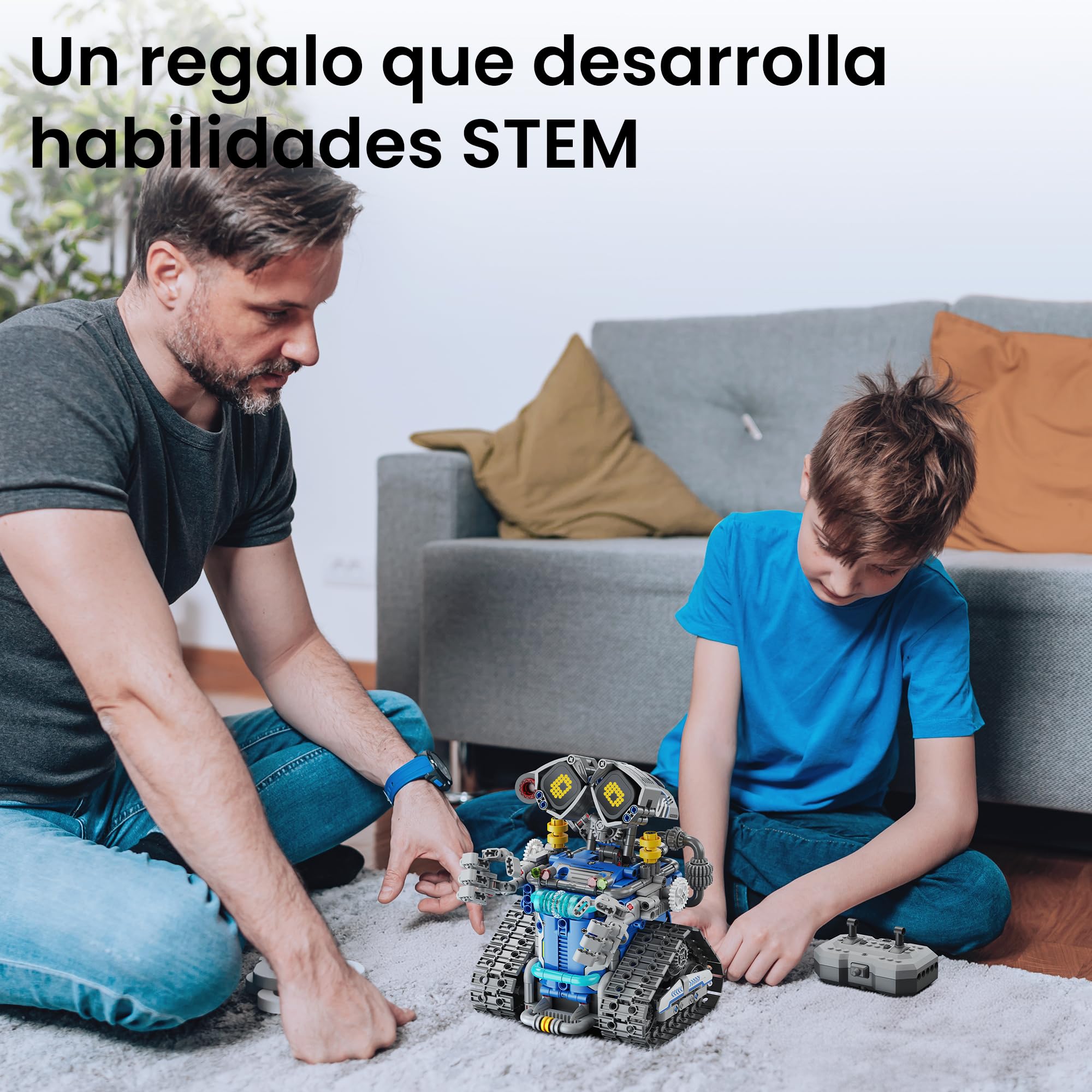 Sillbird Kit de Construcción de Robots Programable para Niños de 8-13 Años | 5 en 1 Kit Robotica con App y Control Remoto, Regalo Ideal para Cumpleaños y Navidad, 596 Piezas