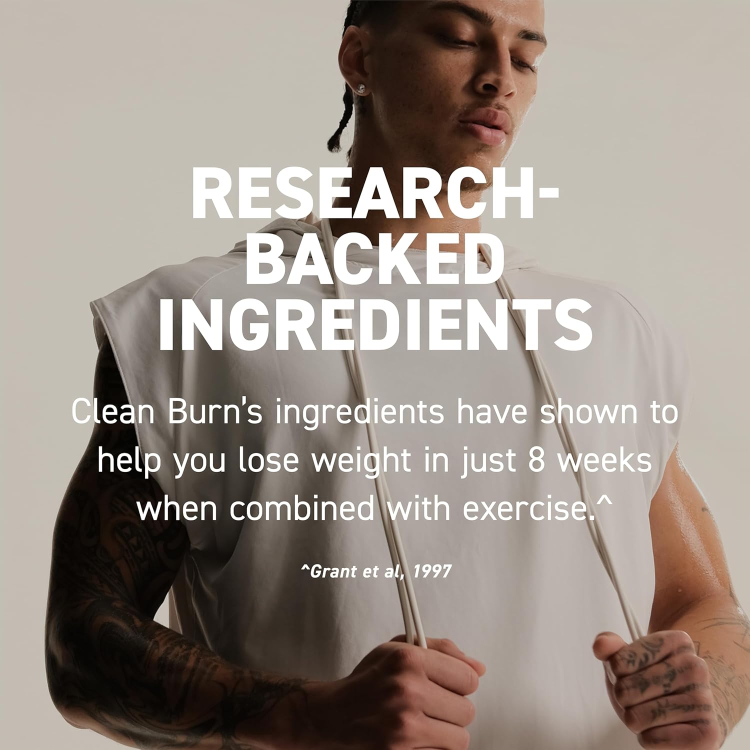 KAGED Clean Burn | Thermogenic Fat Burner Powder | CaloriBurn GP, L Carnitine, Coconut Water | Boost Metabolism, Energy, Focus | Orange Mango - Image 4