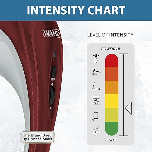 Miniatura 6 de Masajeador Wahl 4295-400 cálido y frío personalizado terapéutico para el cuerpo 4295-400 Rojo 1