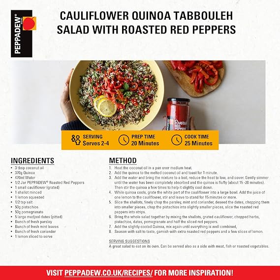 Peppadew Red Roasted Peppers 6x465g
