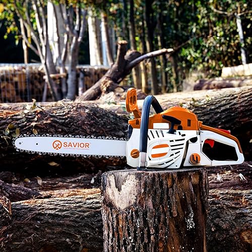 Miniatura 6 de Savior Cadena de sierra de poste de repuesto de 8 pulgadas para Ryobi P4360 RY43160 P4361 Worx WG349.9 para Makita XCU05 XCU06 Poulan 810EPT paso 38