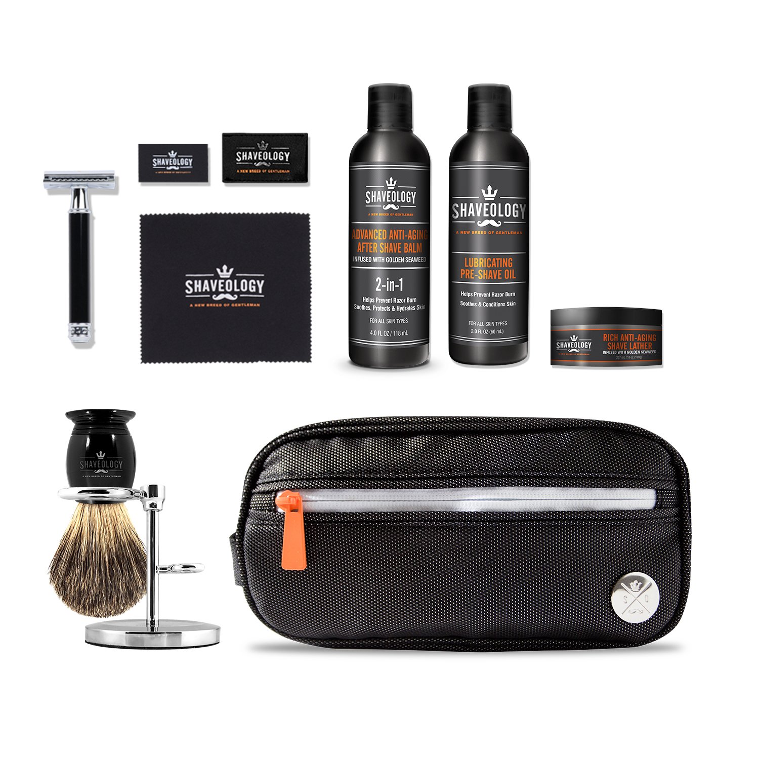 Classic Grooming Complete Set Includes Safety Razor Pre Shave Oil