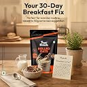 True Elements Rolled Oats with Free Refill Pack 2.2 Kg (1.2 kg + 1 Kg) | Pure Wholegrain | High Protein | High Fibre | Ready to Cook Breakfast | Gluten Free | Oats for Weight Management gallery image
