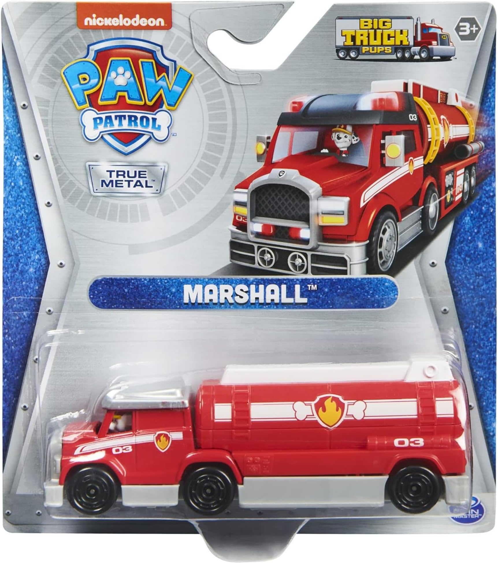 Paw Patrol - True Metal Collectible Die-Cast Big Truck Pups - Marshall