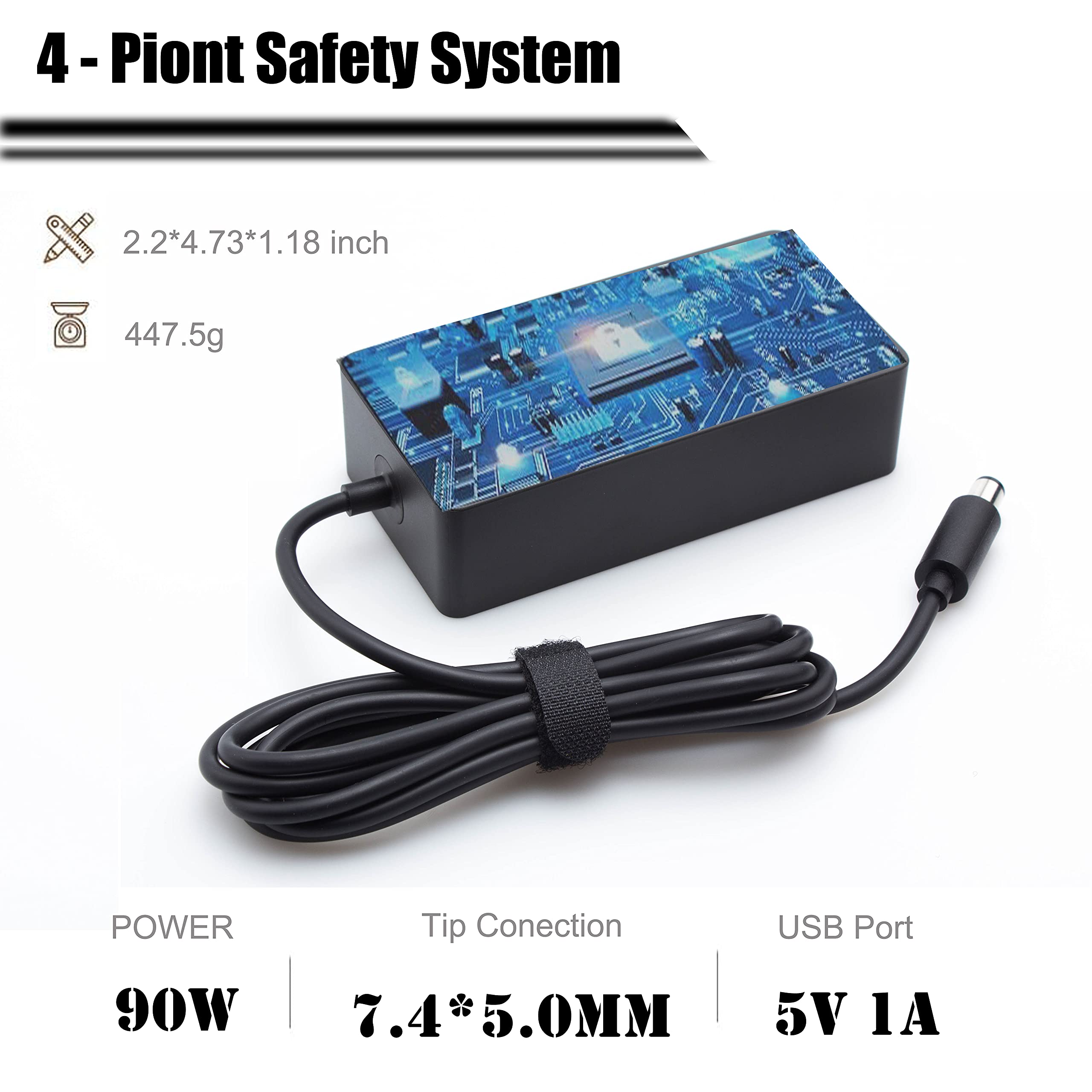 Amazon.com: Emaks 90W 15V/6A Charger Adapter Power Supply for