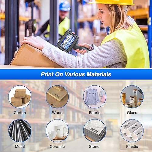 Miniatura 4 de Cartucho de tinta para impresora de mano 1.4 fl oz Cartucho de tinta de repuesto duradero e impermeable solo para impresora de inyección de tinta