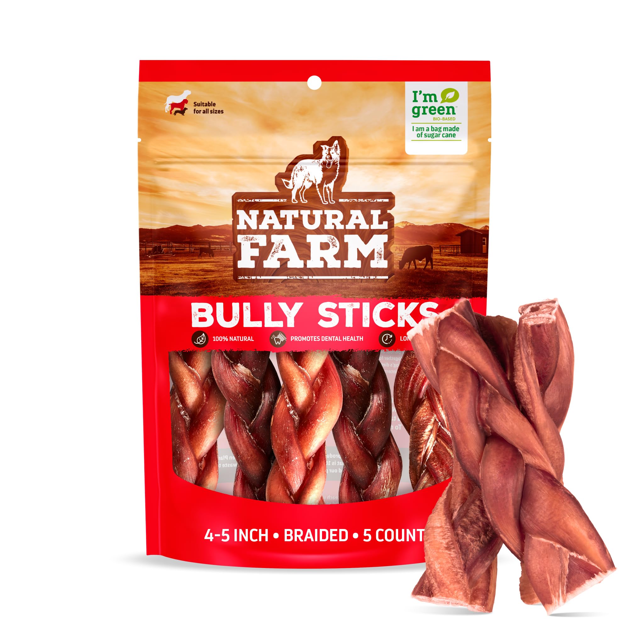 Natural Farm 4-5" Braided (5-Pack)