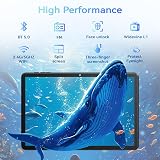 UBDXBD Tablette Android 15 10.1 Pouces, 18Go RAM (6+12) 128Go, T30 Octa-Core, 1To TF, Widevine L1, Écran IPS HD, 6000mAh, WiFi 2.4/5G, Face ID, GMS, Double Caméra, Grise - 6