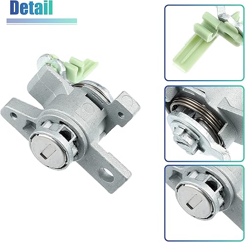 Miniatura 5 de X AUTOHAUX 1 juego de cilindros de cerradura de puerta con 2 llaves para Honda Odyssey 2005 2006 2007 2008 2009 2010 LH delantera izquierda lado