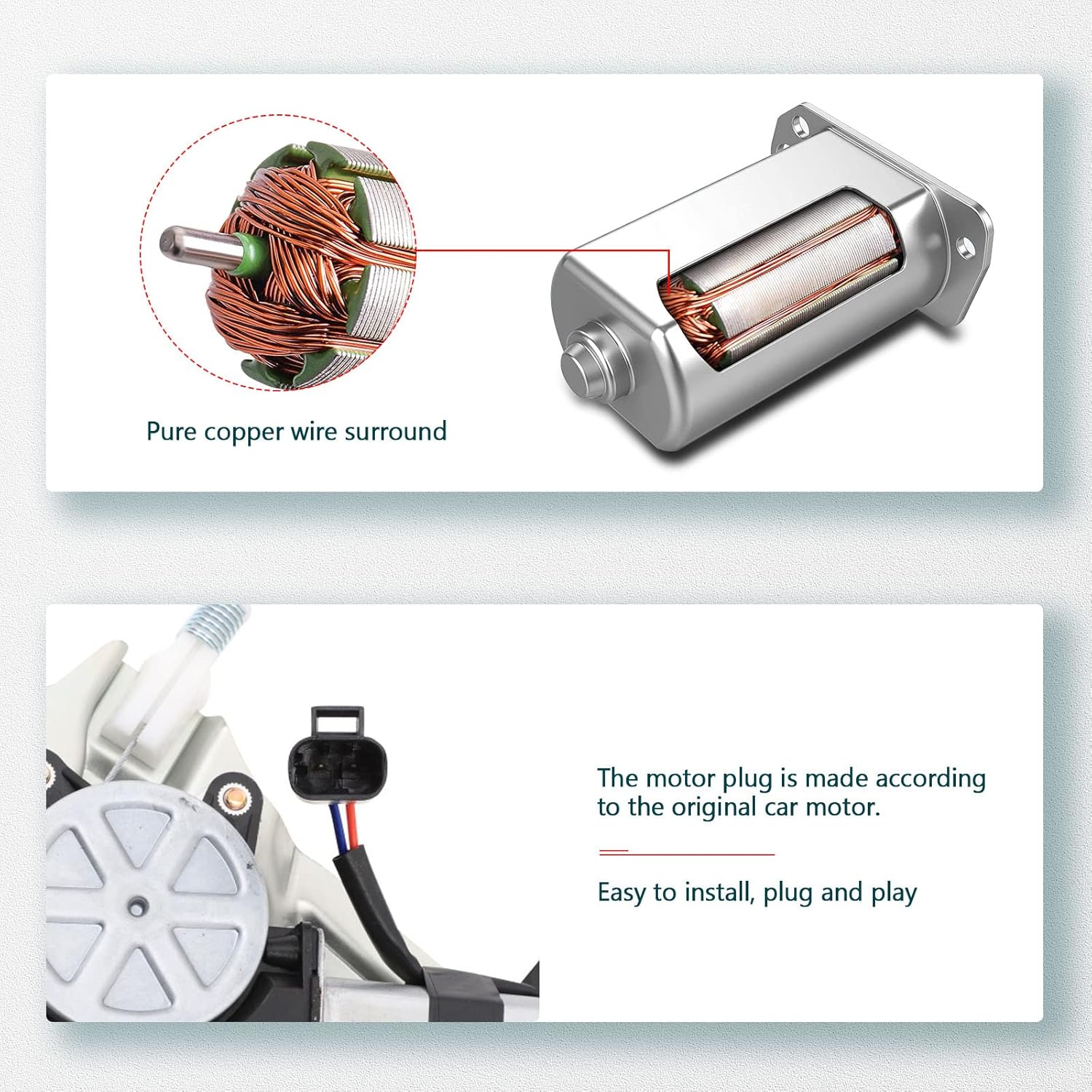 FINDAUTO Front Right Side Power Window Regulator with Motor Replacement for 2011-2012 for Chevrolet for Cruze, 748-975