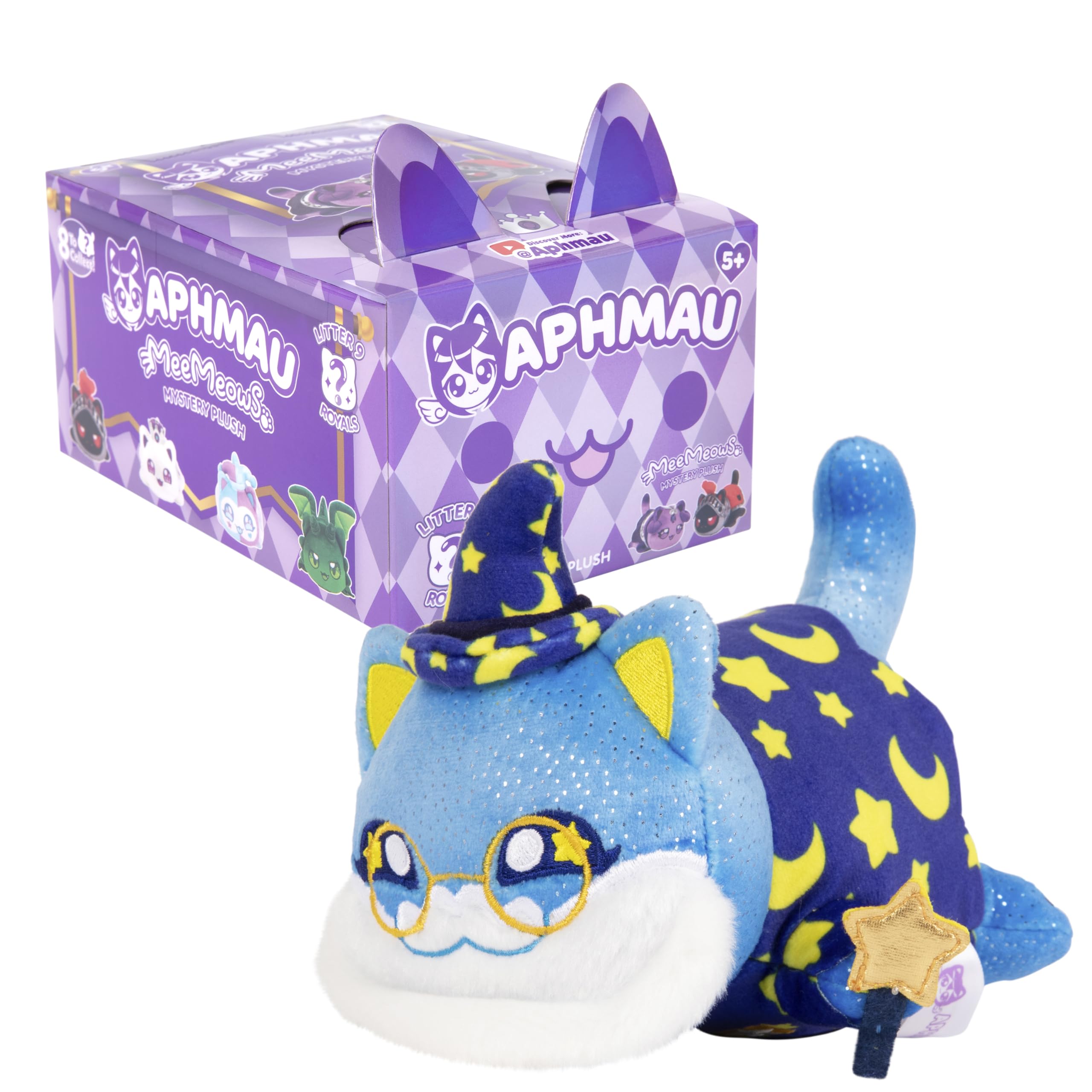 Aphmau MeeMeows Mystery Plush Royals Litter 9 Kolekcjonerskie miękkie zabawki Kolekcja Royals YouTube zabawki 8 do kolekcjonowania