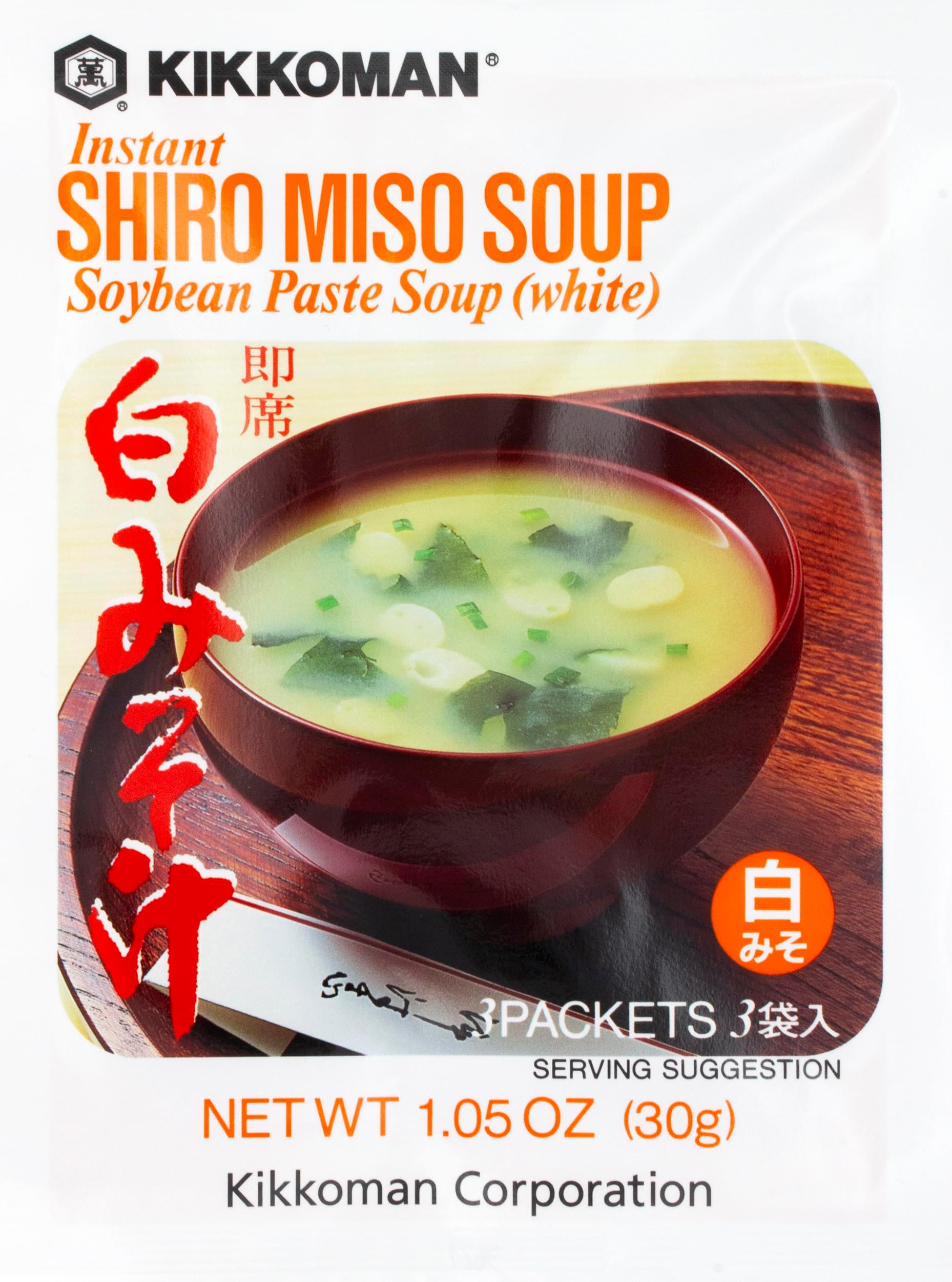 Shiro Instant Miso Soup, 1.05-Ounce (Pack of 12)
