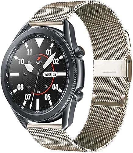 CRFYJ Correa para Huawei Watch GT2 Pro  Fit de 200.866in para reloj 3 de 451.614in de acero inoxidable Milanese Belt Active 2 de 461.654in (color