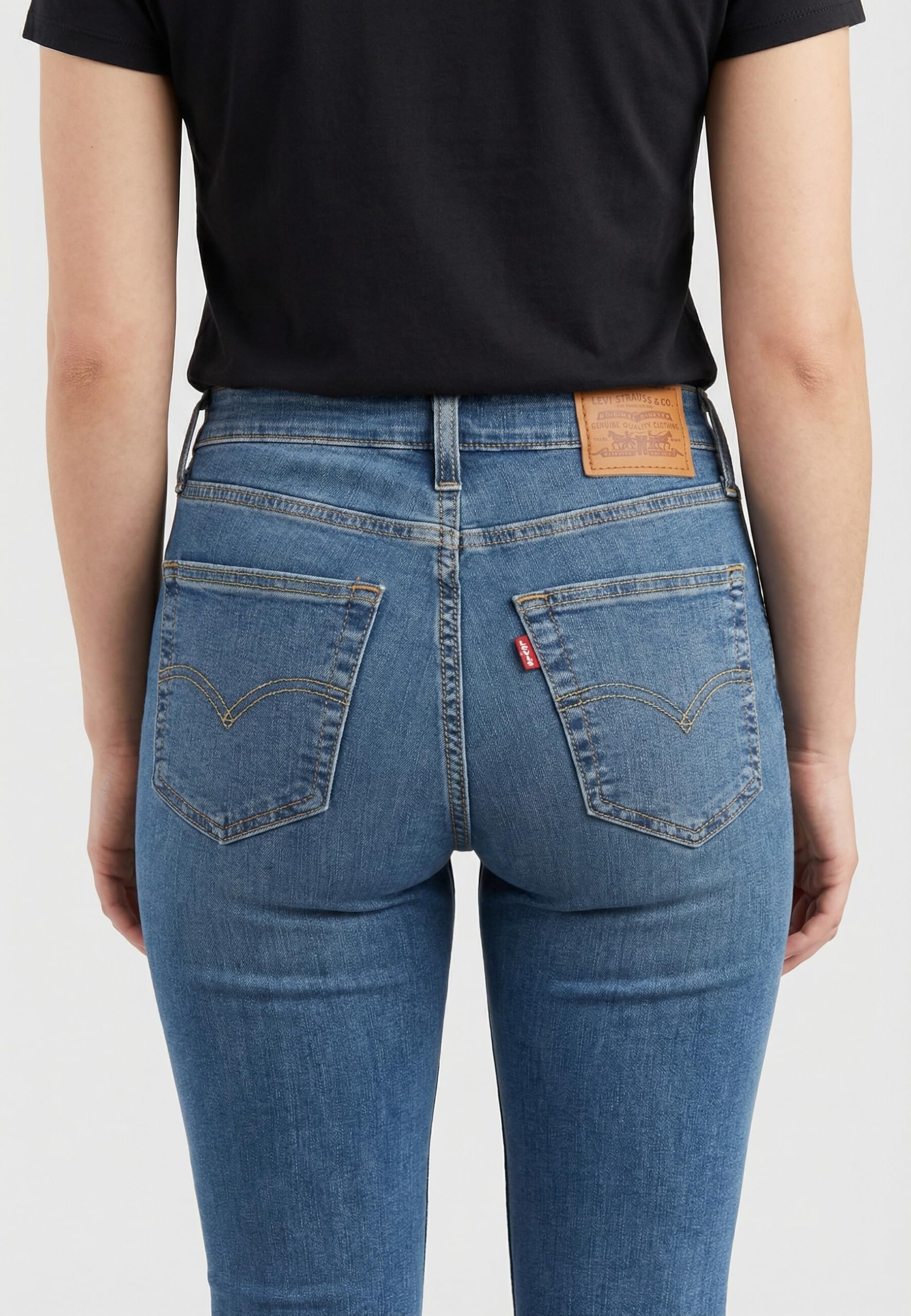 Levi's Damen Jeanshose 721 mit Stretch-Anteil, Skinny Fit, Blau (Loud Cool), W29/L32