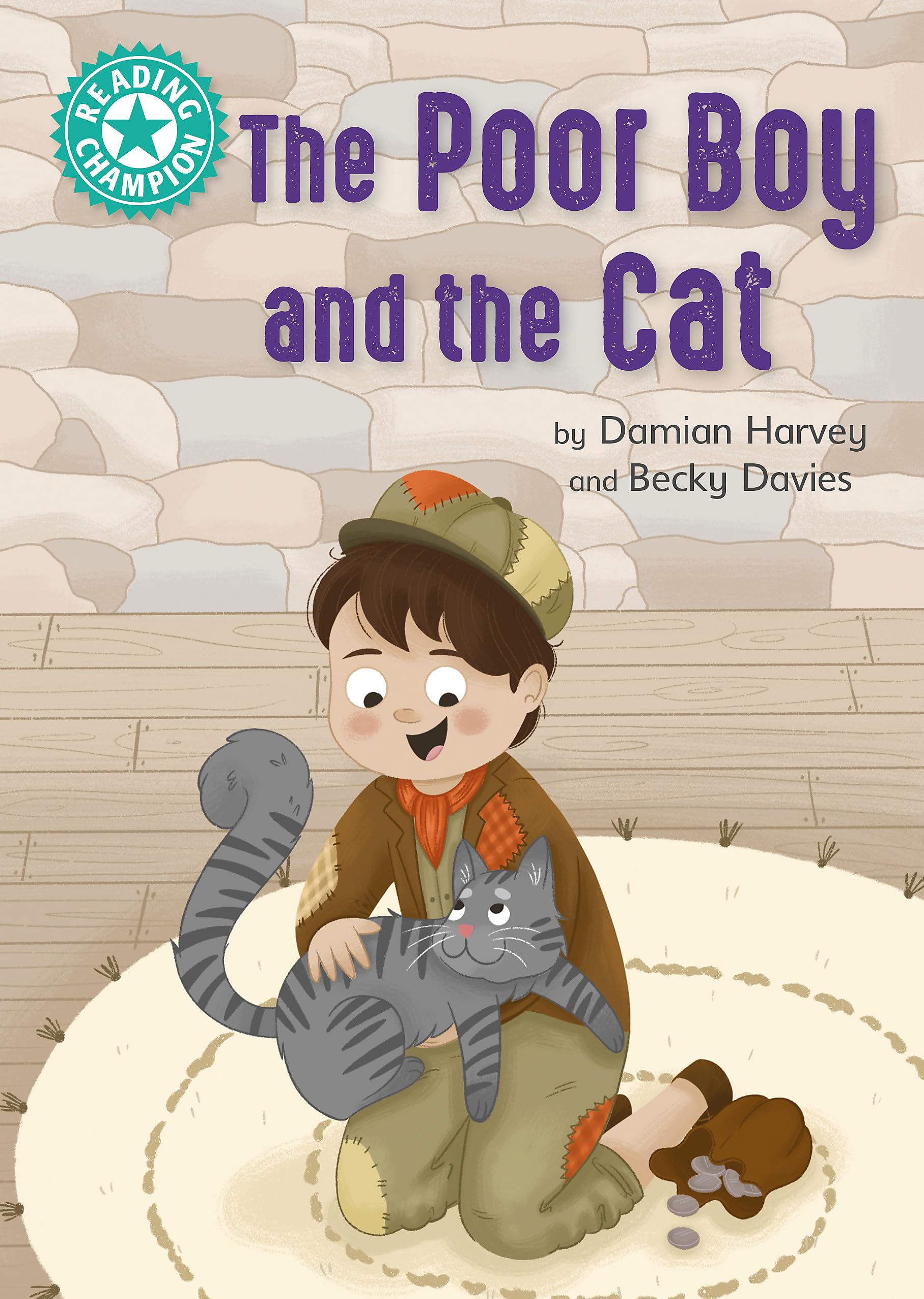 Reading Champion: The Poor Boy and the Cat by Damian Harvey (Paperback Book)
