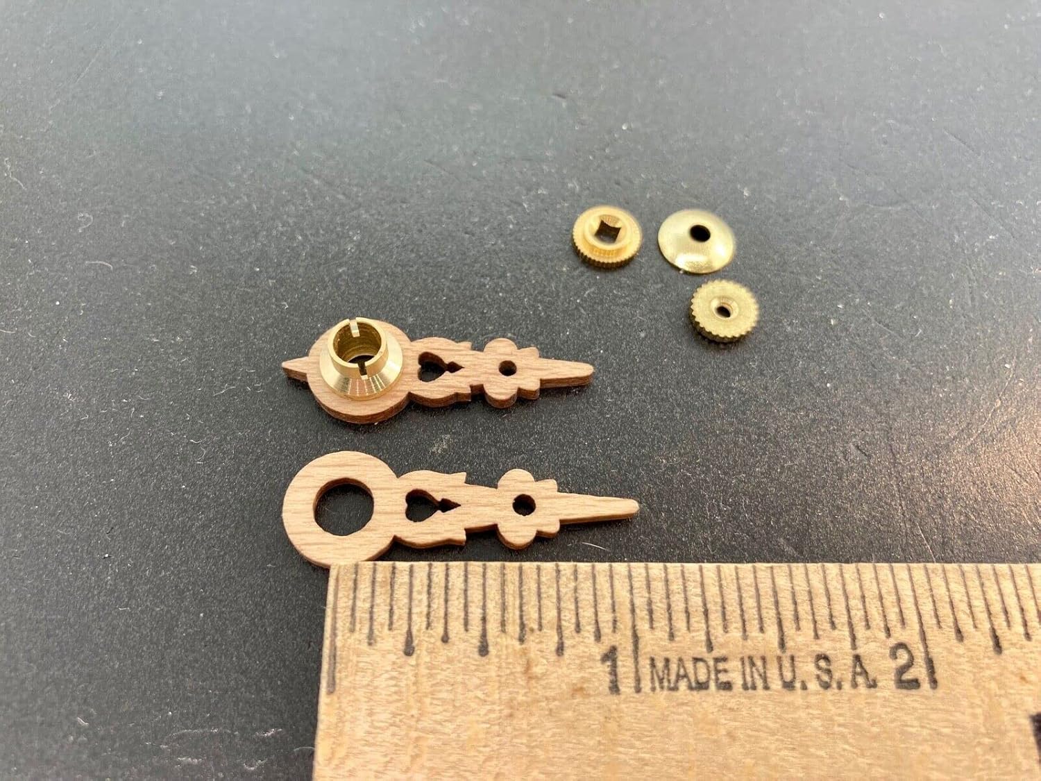 Generic Tools and Replacement for Clock. Regula Cuckoo Clock Hand Set for 6 cm Dial Made of Wood.