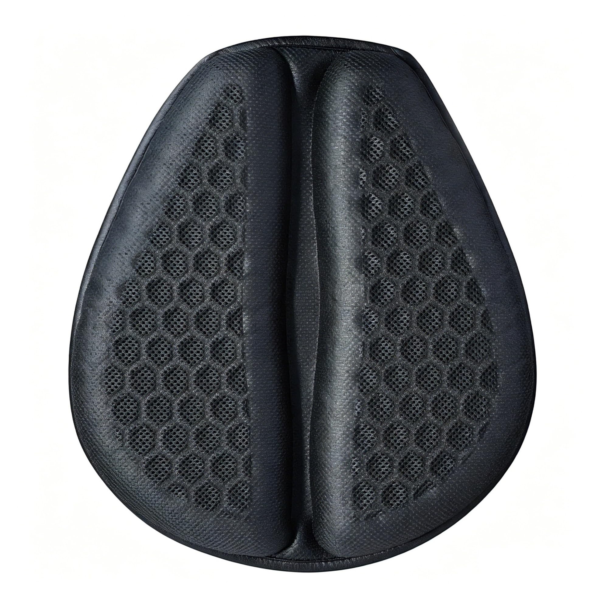 Funda para Asiento Gel Plegable para Motocicleta, Cojín para Asiento, Estructura De Panal 3D, Transpirable para(Large)