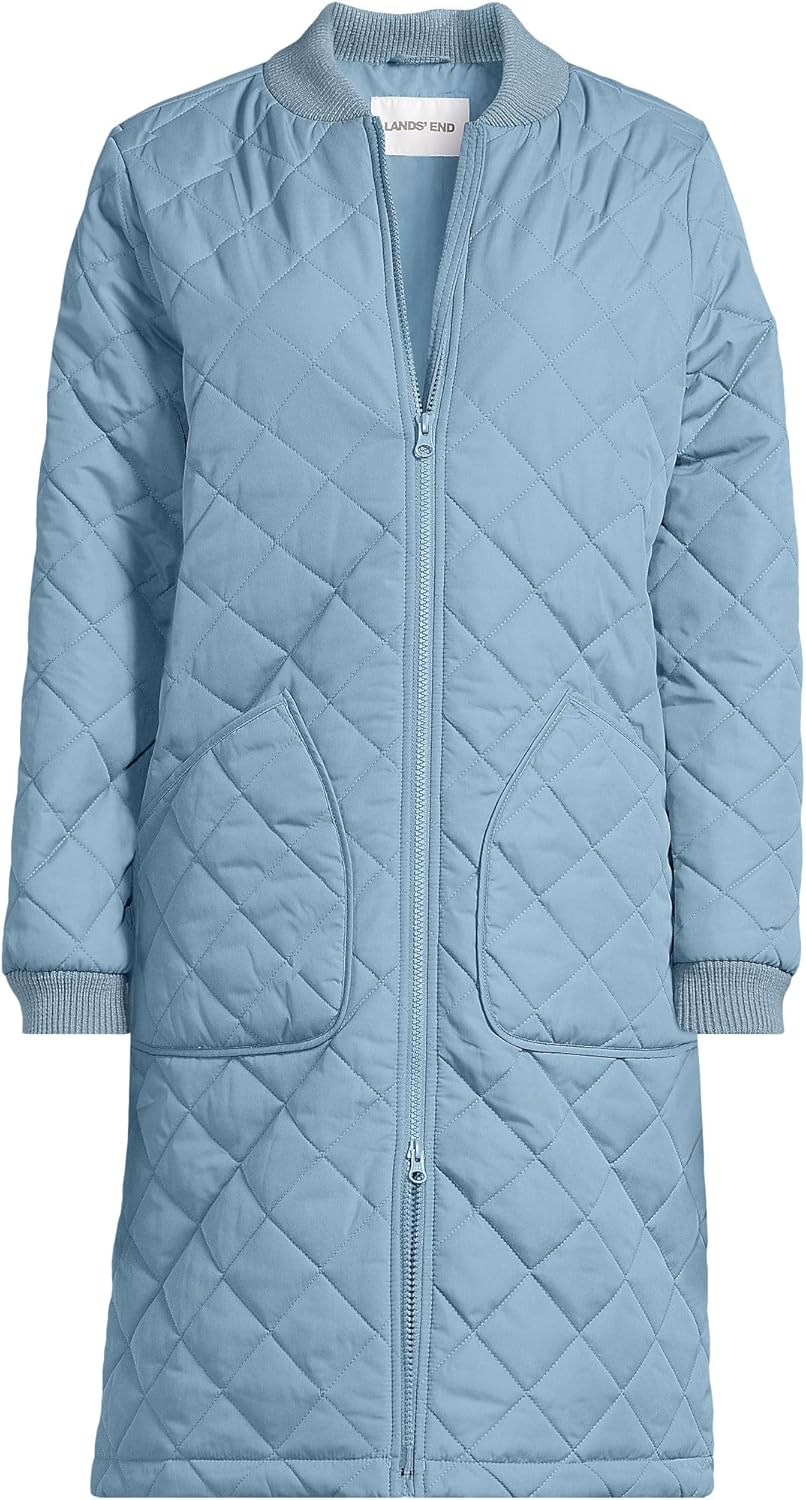 Lands' End Women's FeatherFree Insulated Bomber Coat