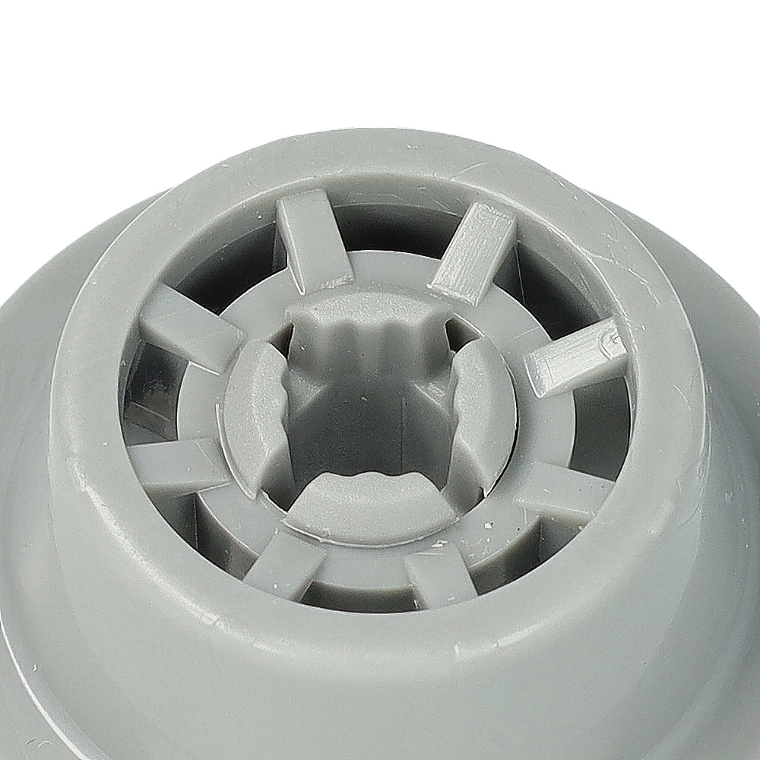 vhbw 8x Rueda para cesta inferior compatible con Lynx lavavajillas