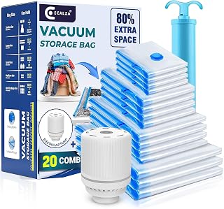 20-Pack Vacuum Storage Bags with