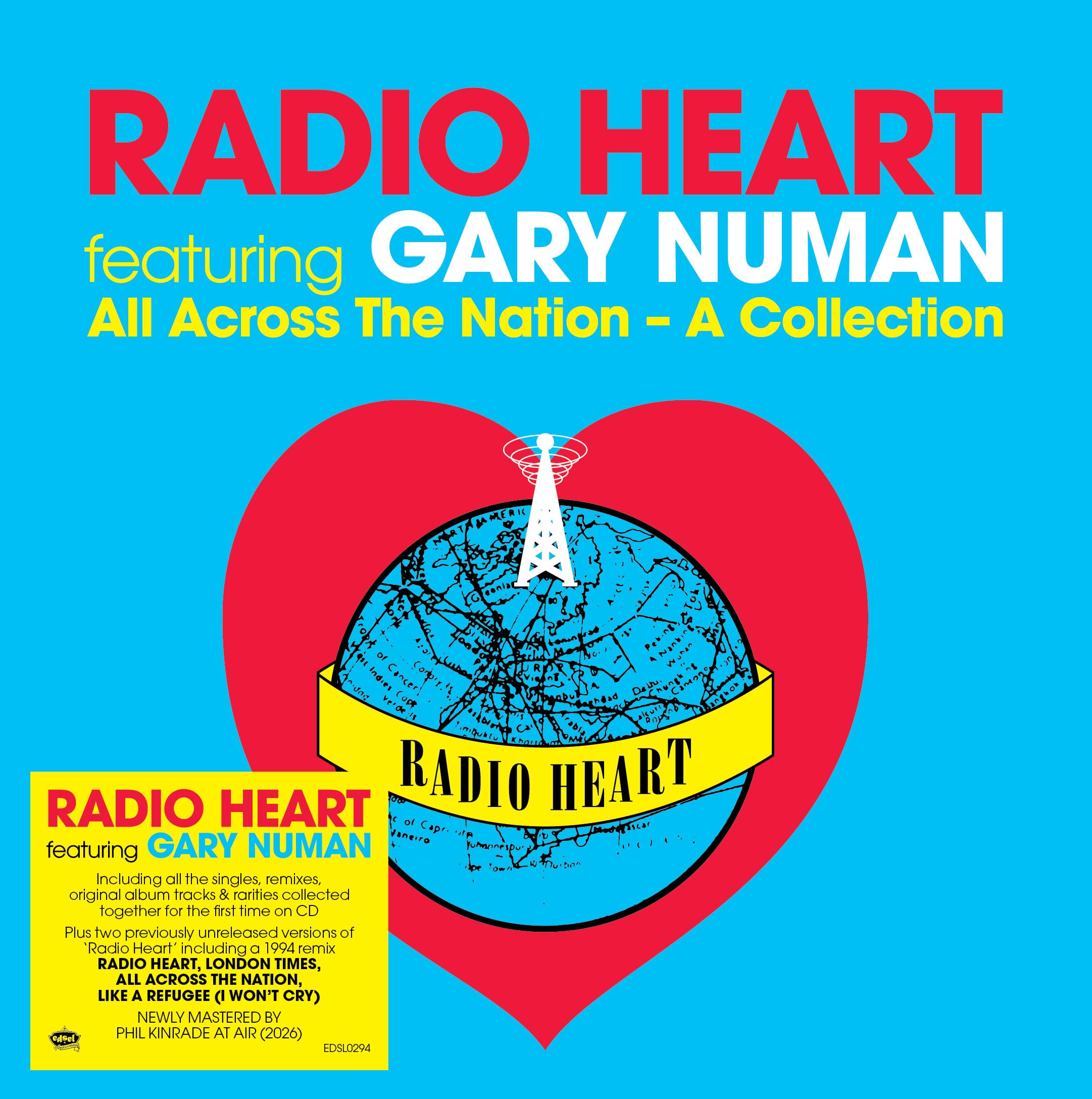 Radio Heart featuring Gary Numan, All Across The Nation - A Collection (deluxe gatefold packaging)