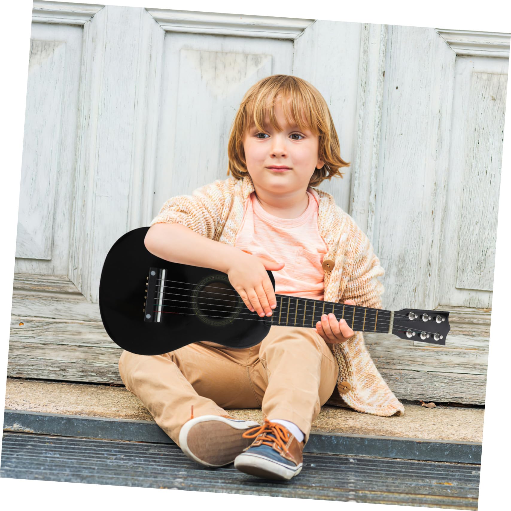 Guitarra Infantil Juguete de Simulación 21 Pulgadas Negro