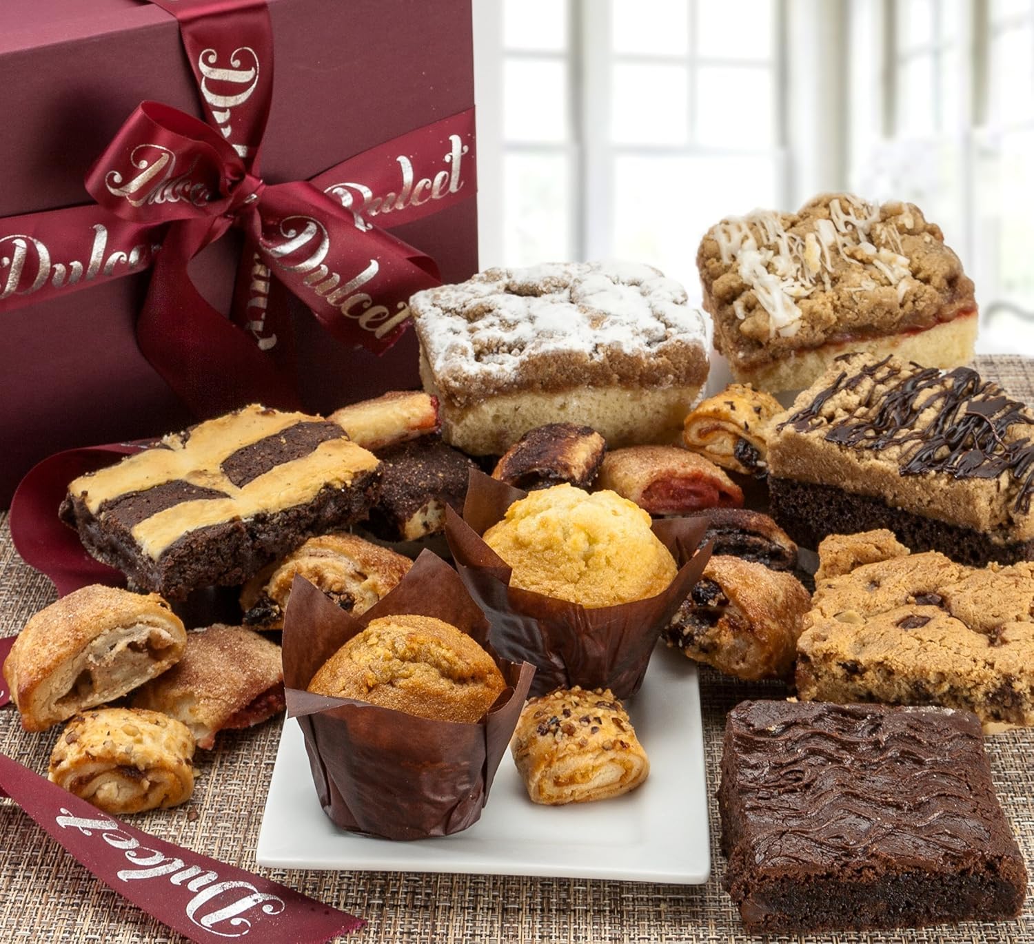 Dulcet Gift Basket with assorted baked goods | Mubboo