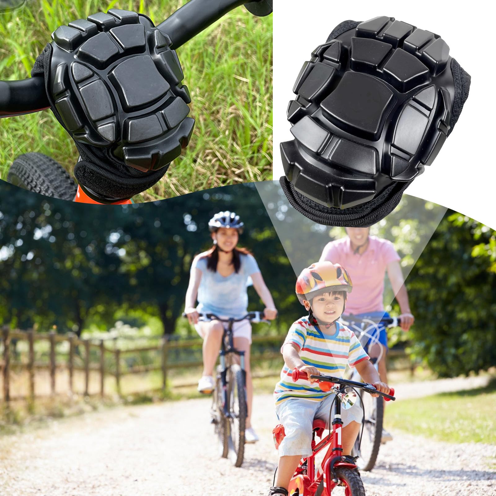 Lenkerpolster für Kinderroller, Silikon, Brustschutz, Vorbau-Schutzabdeckungen für Kinderfahrrad