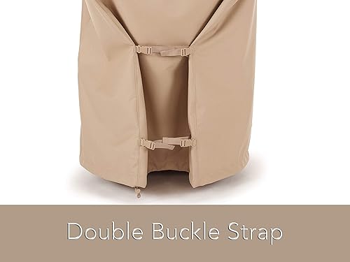 Miniatura 4 de Covermates Funda para parrilla, poliéster resistente, resistente a la intemperie, dobladillo con cordón, parrilla y tejido antidesgarros, color