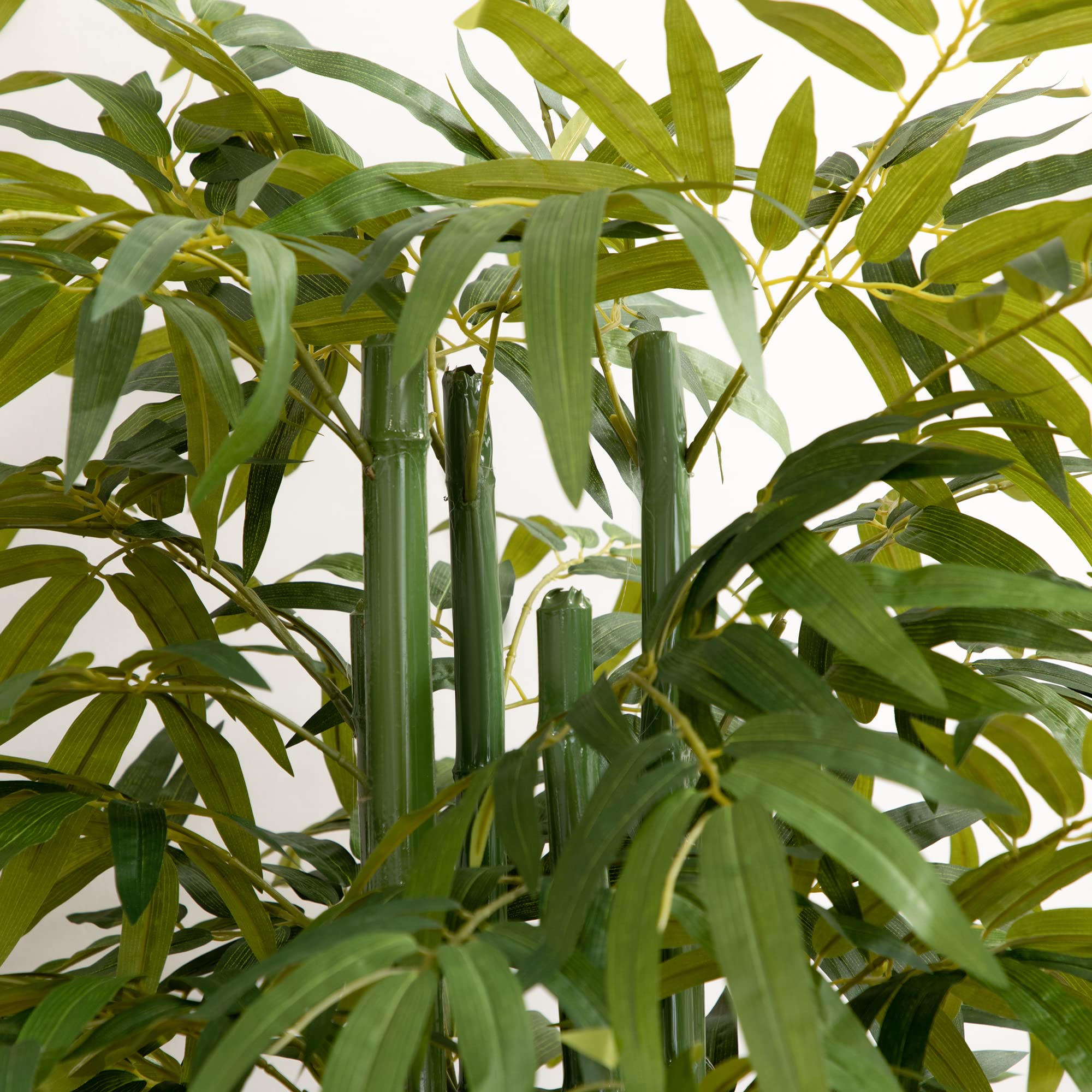 HOMCOM Pianta Artificiale di Bambù 180 cm Pianta Finta Realistico Verde | Vaso Decorativo, Piante da Interno Grandi, Soggiorno, Camera da Letto