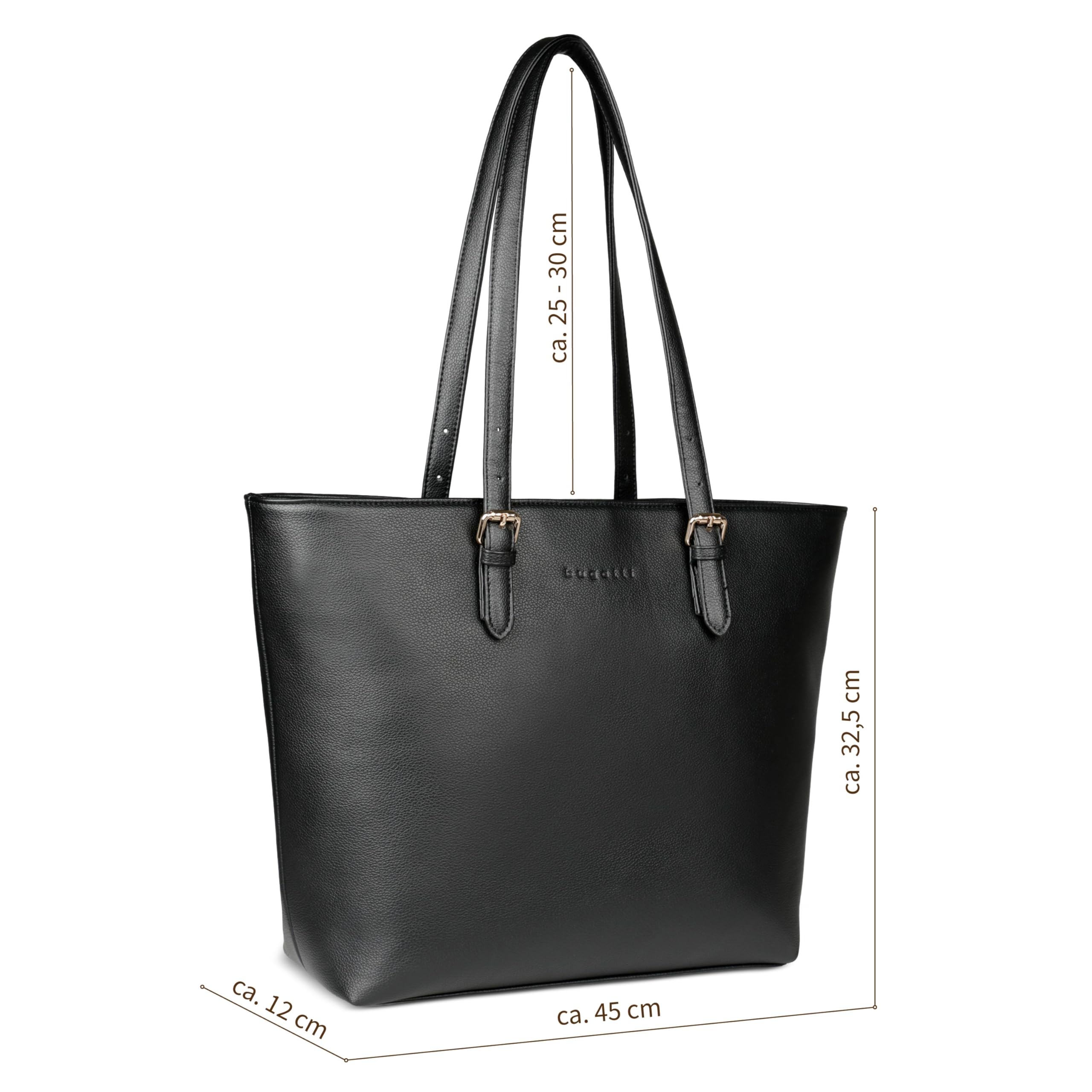 bugatti Mare 3.0 Shopper-Tasche für Damen groß, leichte Tote Bag aus Kunstleder