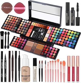 Kit de maquillaje profesional grande para ado...