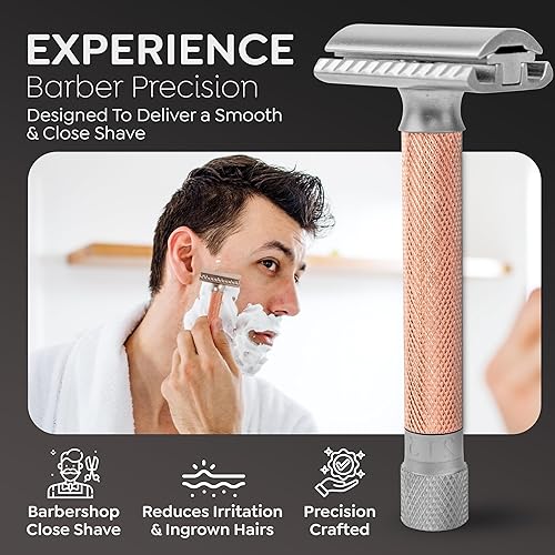 Miniatura 6 de Parker Safety Razor, La variante  Maquinilla de afeitar de seguridad de doble borde ajustable, personaliza tu afeitado con un giro de la esfera de