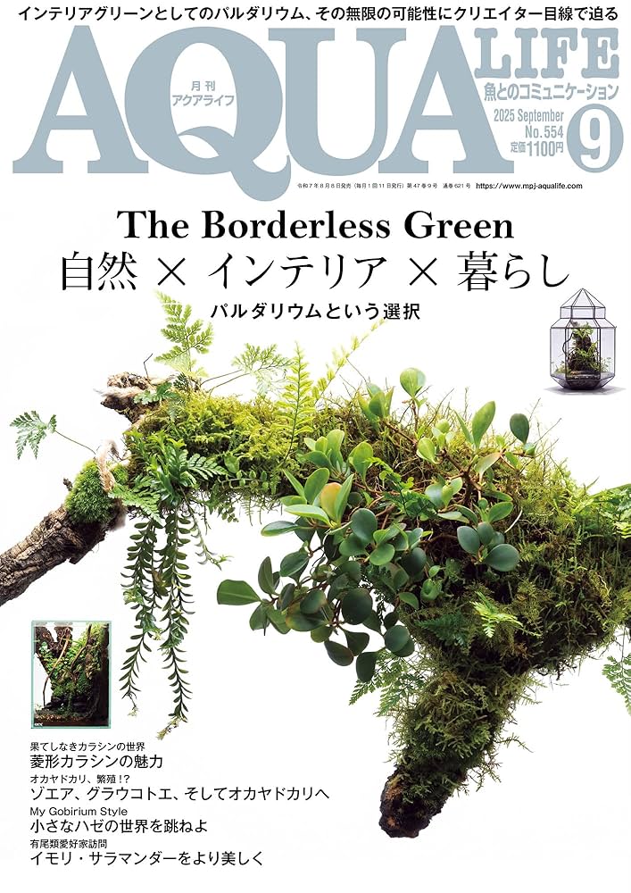 月刊アクアライフ 2025年09月号 パルダリウムという選択 [雑誌